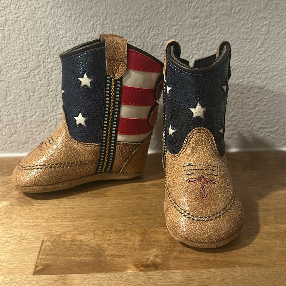 New in box American Flag Cowboy Boots - Infant size 1